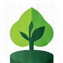 Leaf icon representing sustainable logging